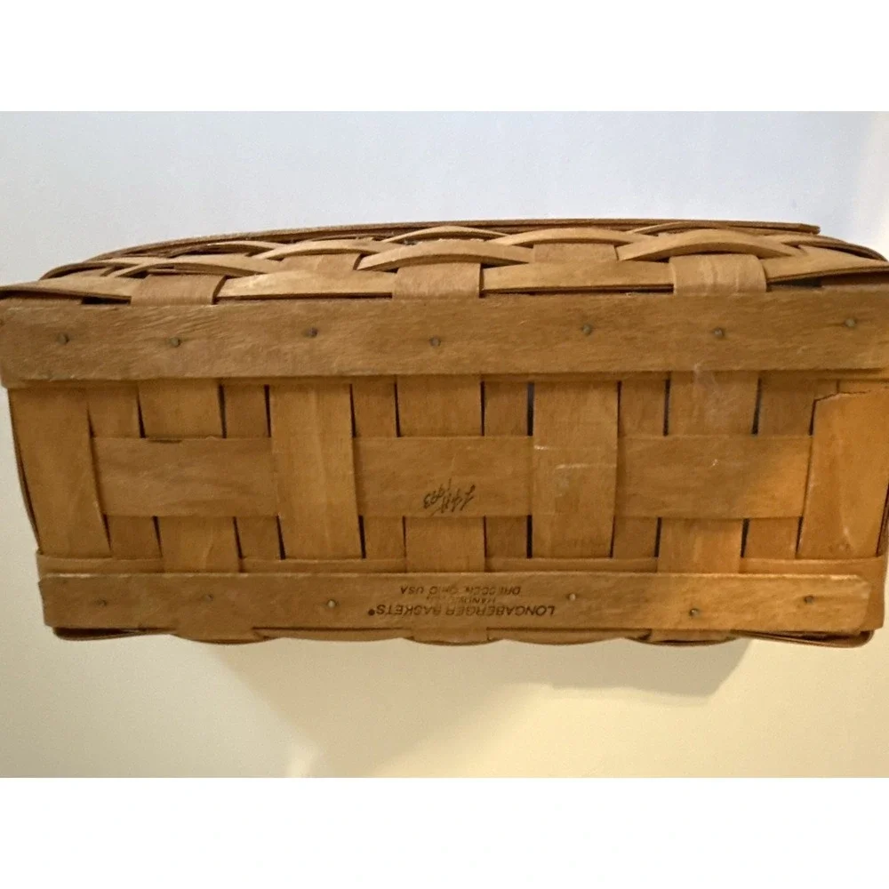 Longaberger brown wooden